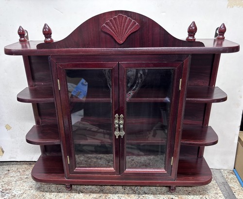 Vintage wooden wall curio - vintage,